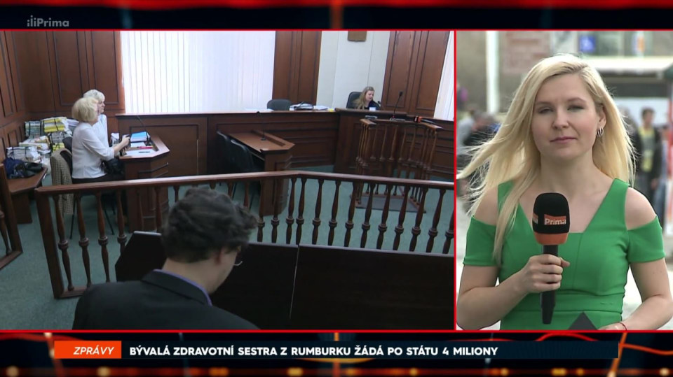 4. 4. 2018 ZPRÁVY: BÝVALÁ ZDRAVOTNÍ SESTRA Z RUMBURKA ŽÁDÁ PO STÁTU 4 MILIONY KORUN
